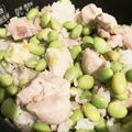クックVKJINL☆'s cooksnap of when they made 鶏肉と枝豆のバターライス.