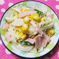 ＊れいぴん＊'s cooksnap of when they made ハム＆コーン入りキャベツサラダ.
