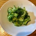 ボブナナ's cooksnap of when they made きゅうりの酢の物.