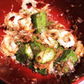 コッピー３０５'s cooksnap of when they made オクラとちくわの梅和え.