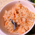 ウエムキ's cooksnap of when they made 鮭とじゃがいもの炊き込みご飯.