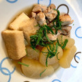 ポルシェ祭り's cooksnap of when they made 大根と厚揚げの煮物　鶏肉入り.