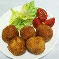 みぃたろーまま's cooksnap of when they made 海老とはんぺんで♡簡単揚げボール.