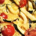 ぽぽんとおでかけ's cooksnap of when they made ズッキーニとトマトの卵炒め.