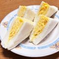 ぽめchan's cooksnap of when they made 簡単・巻かない厚焼き卵サンド.