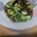 ミッキー1225's cooksnap of when they made たこときゅうり わかめの基本の酢の物.