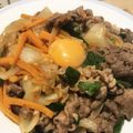 お弁とうさん's cooksnap of when they made 韓国風すき焼き丼.