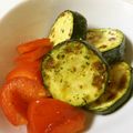 しげその's cooksnap of when they made ズッキーニのオリーブオイル焼♡トマト添え.