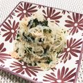 フジぽん's cooksnap of when they made レンジで簡単❤️大葉タラコ白滝ダイエット.
