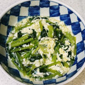 わこばぁば☆'s cooksnap of when they made ふわふわソースが絶品!!小松菜の卵白炒め.