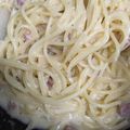 カニーヘン's cooksnap of when they made ☆牛乳•卵でまぜるだけ簡単カルボナーラ☆.