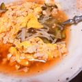 r_knee's cooksnap of when they made もやしのひき肉卵　中華あんかけ　どすぇ.