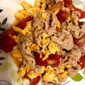 ちゃんちびーず's cooksnap of when they made 豚肉とトマトの味噌炒め.