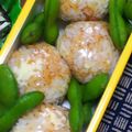 nosso's cooksnap of when they made 離乳食後期☆一口おかか&チーズおにぎり.