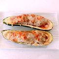 むぉいぴー's cooksnap of when they made カレー風味✿丸ごとズッキーニの肉詰め✿.