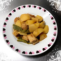 K0A9O0R8U♪'s cooksnap of when they made ちくわとじゃがいも煮物.