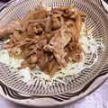 cooking_pa's cooksnap of when they made 時短♡やわらか！豚の生姜焼き丼♡.