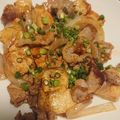 みぽちととしき's cooksnap of when they made 節約☆簡単☆豆腐と豚こまの照りペッパー味.