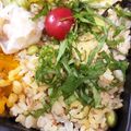 ヒラメちゃんlove's cooksnap of when they made 梅しそしらすチャーハン.