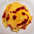 ichy2's cooksnap of when they made 卵2個★レンジで完熟トマトチーズオムレツ.
