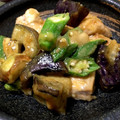 たなコアラ's cooksnap of when they made 鶏肉とナスとオクラの甘味噌炒め.