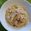 世界の中心's cooksnap of when they made ランチに炊飯器で作る☆コーンピラフ.
