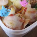 kaopomme♪'s cooksnap of when they made お弁当おかず★クルクル竹輪のピザ風.