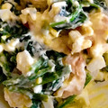 ame-ikuru's cooksnap of when they made えびと卵とほうれん草のマヨサラダ.