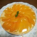 みしゅわっちん's cooksnap of when they made レアチーズケーキ☆黄桃ゼリー乗せ.