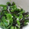 あかにゃん♪'s cooksnap of when they made ピーマンとしらすの塩昆布和え.