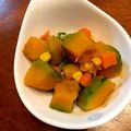 LuckyBerry's cooksnap of when they made 【簡単】南瓜とミックスベジタブルの洋風煮.