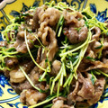 ベジベジーナ's cooksnap of when they made 豆苗の青椒肉絲.