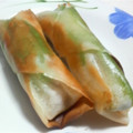 あかにゃん♪'s cooksnap of when they made 激ウマ☆アボカドとささみの春巻き.