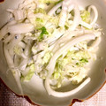クックVJ2FHK☆'s cooksnap of when they made 簡単☆生の白菜とじゃこのさっぱりサラダ.