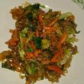 acco13's cooksnap of when they made 牛肉 春雨お野菜の焼き肉のタレ炒め☆.