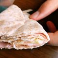 u_mi_n's cooksnap of when they made レンジで★ハムチーズのブリトー.