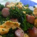 あかにゃん♪'s cooksnap of when they made なばなとウインナーの炒め物.