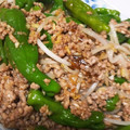 おおかなぼぅ's cooksnap of when they made しし唐とひき肉の中華風炒め.