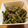 BiwacoJune's cooksnap of when they made 三度豆（さやいんげん）♪ クタクタ煮 ♪.