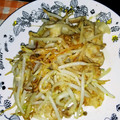赤うさ's cooksnap of when they made 豚バラ肉ともやしのねぎ塩だれ炒め.