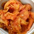 料理勉強中☆ゆうみく's cooksnap of when they made 韓国風☆すいかの皮のコチュジャンあえ.