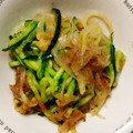 にっぺちゃん's cooksnap of when they made 新玉ねぎときゅうりの酢の物.