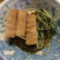 ちーかよ's cooksnap of when they made 簡単！水菜と厚揚げのサッと煮。.