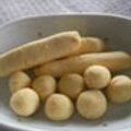 うずらん's cooksnap of when they made 離乳食後期のオヤツ★きなこボーロ.