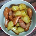 Coo1215's cooksnap of when they made じゃがいもとソーセージのハニーマスタード.