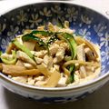 カオばあ's cooksnap of when they made 蒸し鶏とメンマの簡単ピリ辛ポン酢和え.