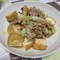 ⌘桃花⌘'s cooksnap of when they made 厚揚げと豚肉キャベツの味噌炒め.