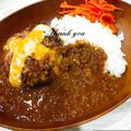 ♡мiчаⅵ♡⋆'s cooksnap of when they made びっくりドンキー風「チーズカリーバーグ」.