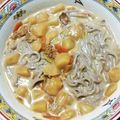 れぃ　ちゃん's cooksnap of when they made リメイククリーミーカレーうどん(古奈屋風.
