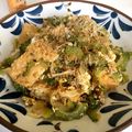 YUKIKI☆'s cooksnap of when they made めんつゆで簡単★厚揚げゴーヤチャンプル—.